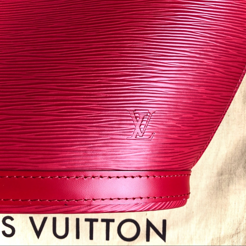 Louis Vuitton Saint Jacques Red Epi Shoulder Bag - Picture 2 of 8